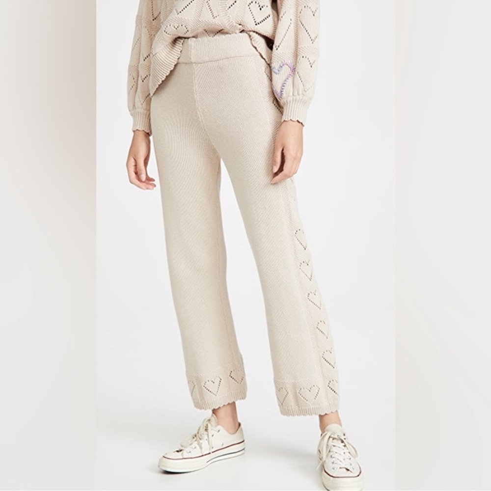 Loveshackfancy Toro Knit Pants - image 2